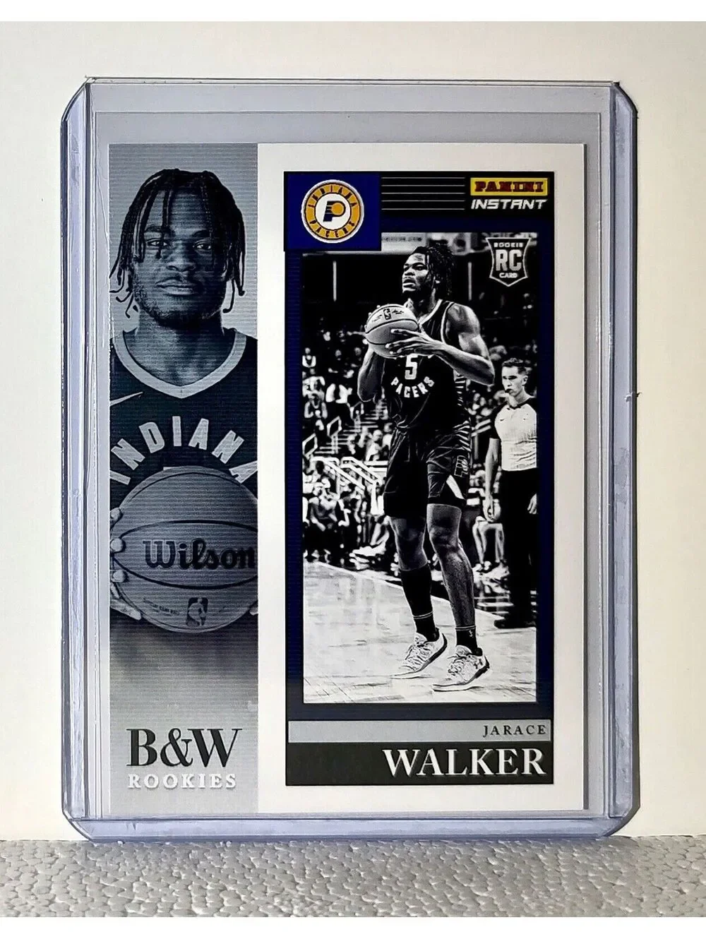 Jarace Walker 2023-24 Panini NBA #27 Black and White Rookies Card 1/326